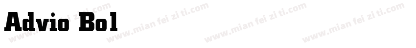 Advio Bold字体转换